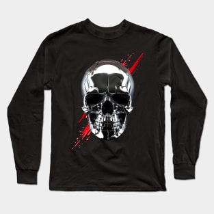 Chrome Skull Long Sleeve T-Shirt